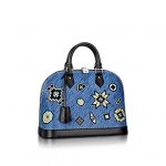 Louis Vuitton Blue Epi Azteque Alma PM Bag