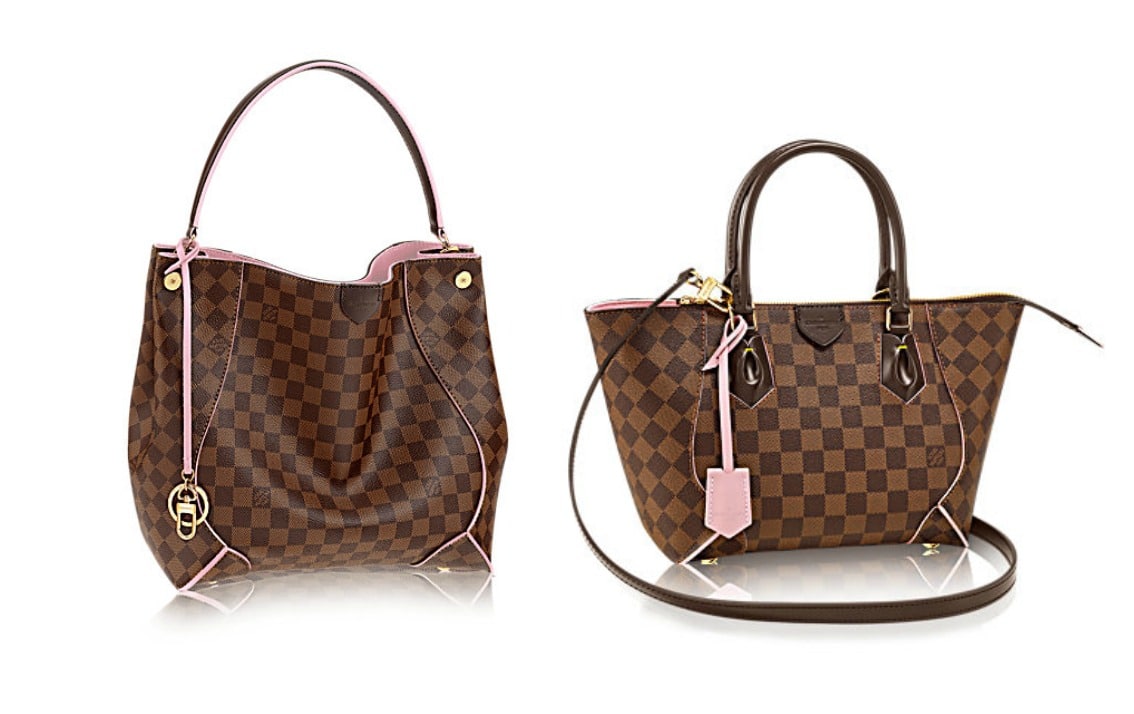 Louis Vuitton Caissa PM Damier Rose Ballerine Canvas Leather Shoulder Bag CBLRORSA 144010019269