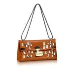 Louis Vuitton Camel Sac Triangle PM Bag