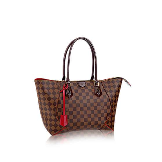 Louis Vuitton Caissa Hobo Damier Ebene Red bag - ShopperBoard