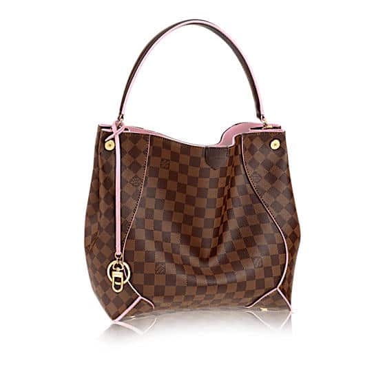 Louis Vuitton Monogram Canvas Caissa Hobo Damier in Brown with red Trim -  Luxury In Reach