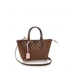 Louis Vuitton Rose Ballerine Caissa Damier Ebene Tote PM Bag