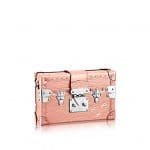 Louis Vuitton Rose Nacre Epi Petite Malle Studs Bag