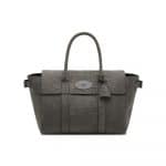 Mulberry Mole Grey Croc Printed Bayswater Buckle Bag