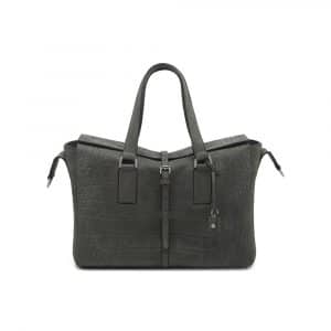 Mulberry Mole Grey Croc Printed Roxette Bag