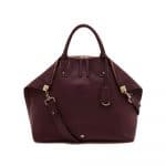 Mulberry Oxblood Alice Zipped Tote Bag