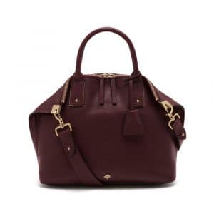 Mulberry Oxblood Alice Zipped Tote Small Bag