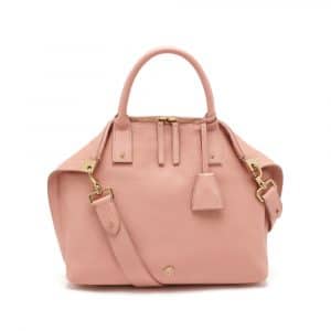 Mulberry Rose Petal Alice Zipped Tote Small Bag