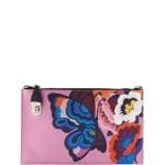 Prada Multicolor Butterfly Print Clutch Bag 2