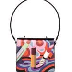 Prada Multicolor Lipstick Print Shoulder Bag