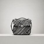 Proenza Schouler Black/White Woven Mini Kent Bag