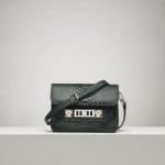 Proenza Schouler Dark Green Python PS11 Mini Classic Bag