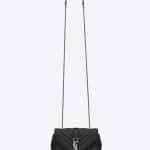 Saint Laurent Black Matelasse Classic Baby Monogram Chain Bag