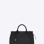 Saint Laurent Black Rive Gauche Cabas Small Bag