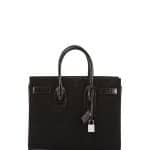 Saint Laurent Black Suede Sac De Jour Small Bag