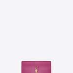 Saint Laurent Electric Pink Patent Classic Monogram Clutch Bag