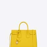 Saint Laurent Yellow Classic Sac De Jour Small Bag