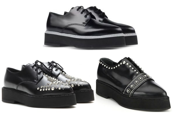 Alexander McQueen Platform Oxfords