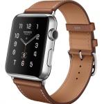 Apple Fauve Barenia Single Tour Hermes Watch 42mm