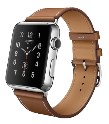 Buy French Barenia Leather Apple Watch Band in Fauve Color