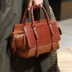 Bottega Veneta Brown Crocodile Monaco Bag - Spring 2016