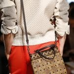 Bottega Veneta Brown/Beige Patchwork Exotic Skin Crossbody Bag - Spring 2016