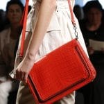 Bottega Veneta Red Crocodile Flap Bag - Spring 2016