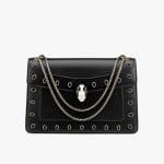 Bulgari Black Embellished Serpenti Forever Bag - Spring 2016