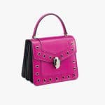Bulgari Pink Embellished Serpenti Forever Top Handle Bag - Spring 2016