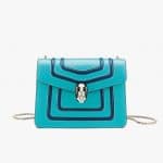 Bulgari Turquoise/Blue Serpenti Forever Bag - Spring 2016