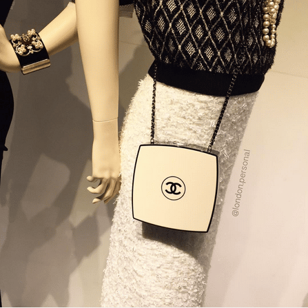 Chanel's Compact Powder Case Clutch With Chain - BagAddicts Anonymous