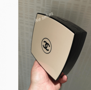 Chanel Beige/Black Compact Box Clutch Bag 4