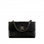 Chanel Black Alligator Trendy CC Flap Bag