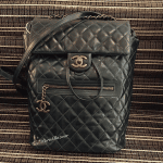 Chanel Black Calfskin Backpack Mountain Large Bag