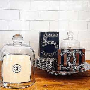 Chanel Black No. 5 Plexiglass Minaudiere Bag 1