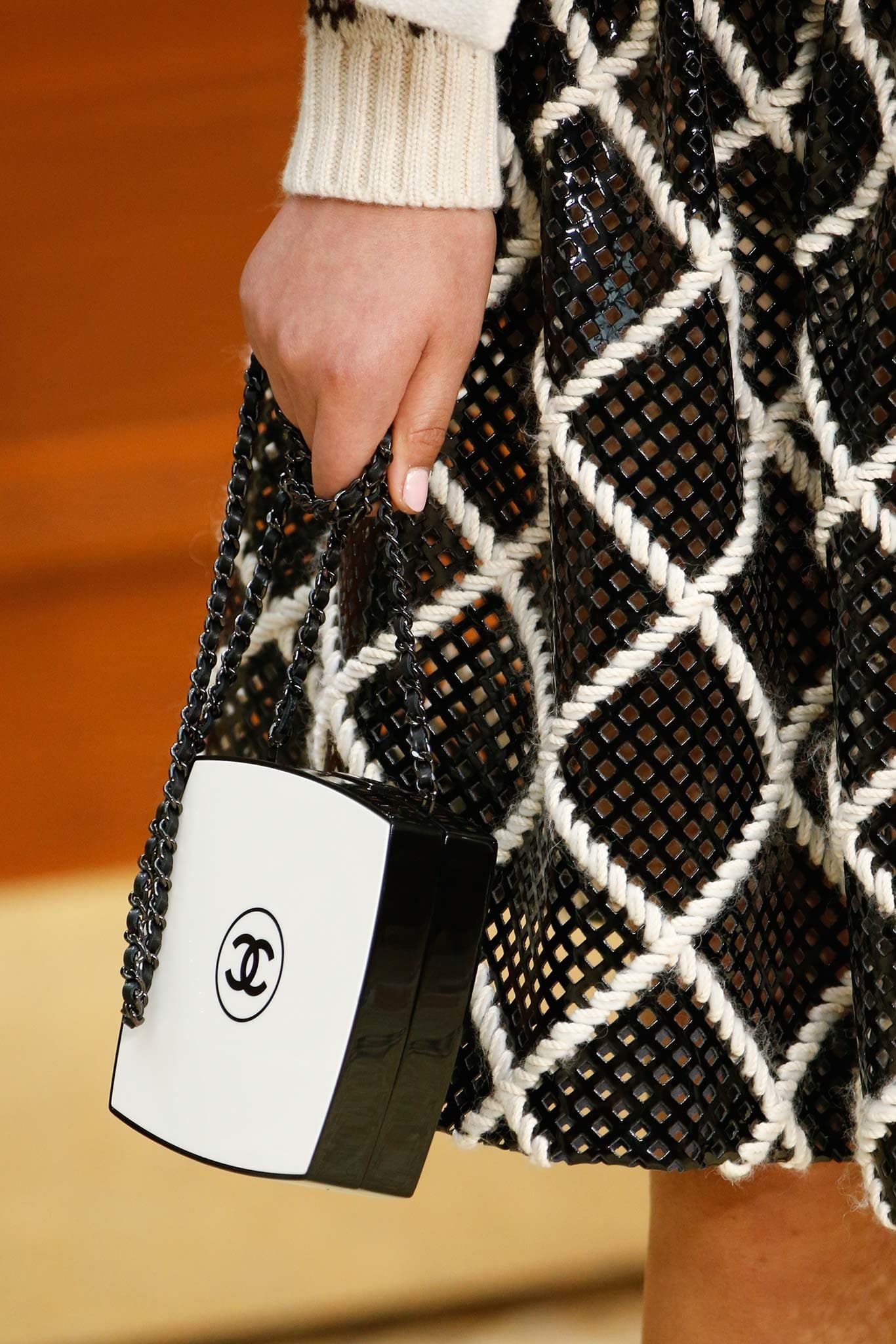 Chanel Compact Box Clutch Bag - Fall 2015 Runway