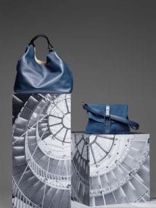 Delvaux Bleu de Prusse Givry with Me and Givry Bags