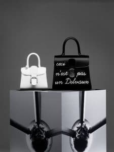 Delvaux Ivory Brillant Mini and Noir L’Humour Brillant MM Bag