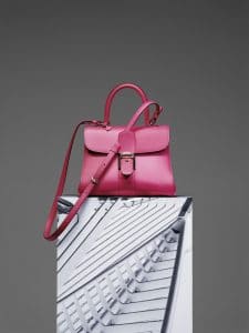 Delvaux Rose Indien Brillant MM Bag