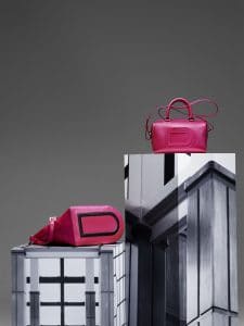 Delvaux Rose Indien Every D Tote and Louise Boston PM Bags