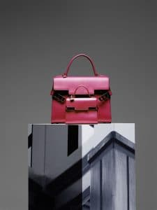 Delvaux Rose Indien Tempete GM and Tempete Micro Bags