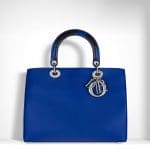 Dior Bleu De Minuit Calfskin:Ayers Diorissimo Bag