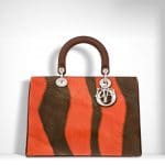 Dior Red/Brown Ayers Diorissimo Bag