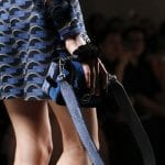 Fendi Blue Mini Baguette Bag With Blue Python Strap You - Spring 2016