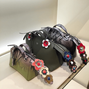 Fendi By The Way Bags with Floral Embellished Tails