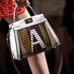 Fendi Multicolor Monogrammed Peekaboo Bag with Strap You 2 - Spring 2016