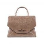 Givenchy Shiny Sand Alligator Obsedia Satchel Small Bag