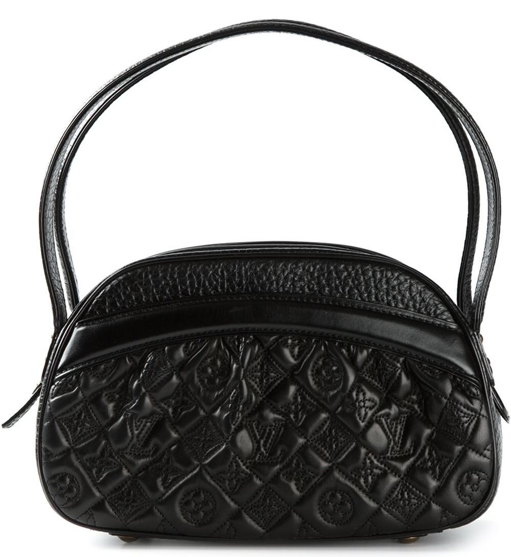 Louis Vuitton Black Vintage Monogrammed Tote Bag