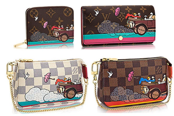 Pochette Accessoires Mini 2015 Christmas Animation Monogram