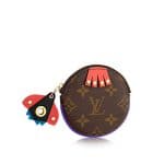 Louis Vuitton Flamingo Monogram Totem Round Coin Purse